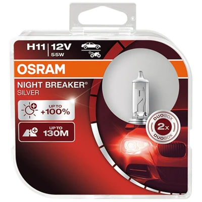 Abbildung von OSRAM 64211NBS HCB Glühlampe, Fernscheinwerfer H11 12V 55W Halogen OPEL: Astra J Sports Tourer, HONDA: CIVIC 8 Hatchback, FORD: FOCUS 3