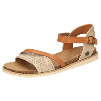 Abbildung von Mustang Damen 1392 808 Sandale, beige, 41 EU