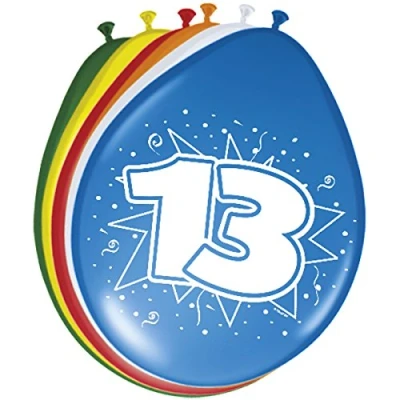 Abbildung von Ballons 15 Jahre 8 Stücke