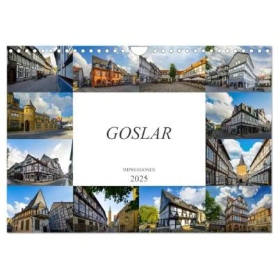 Abbildung von Goslar Impressionen (Wandkalender 2025 DIN A4 quer), CALVENDO Monatskalender