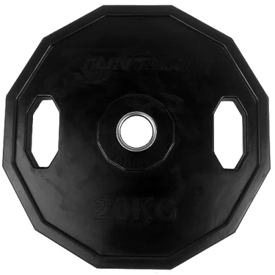 Abbildung von Gewichtscheiben ⌀50 mm Hantelgewichte aus Gummi mit Griffen
