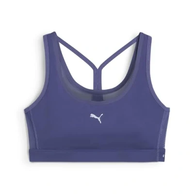Abbildung von Puma BRA Sportbh mit mittlerer Stützkraft, Damen, Größe: XXS, Blue crystal
