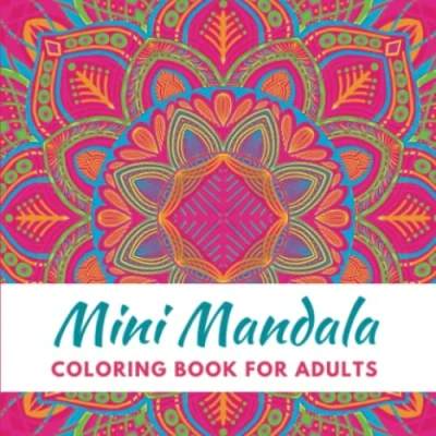 Abbildung von Mini Mandala Coloring Book for Adults: Pocket Size Adults Relaxation on the Go