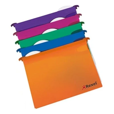 Abbildung von Rexel 2101564 Multifile Extra A4 HängemaPPe, 15 mm, Sortiert, 10