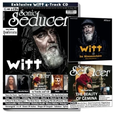 Abbildung von Sonic Seducer 03/2022, 2 CDs: Joachim Witt 4 Track EP + Placebo Tears For Fears Merciful Nuns Ghost Eisfabrik Faun Wardruna Christian Death Nosferatu