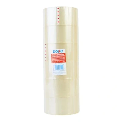 Abbildung von DOHE Turm Packband Manuell, transparent 48 mm x 66 m (6 Stk.)