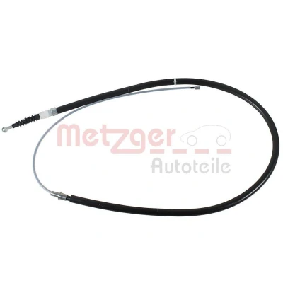 Abbildung von METZGER 1.VK036 Handbremsseil hinten links, rechts 1640/1043 SKODA: Fabia III Schrägheck, Kombi, AUDI: A1 Sportback