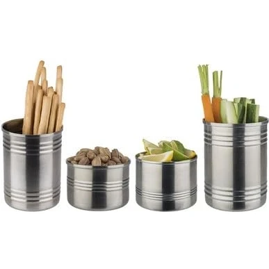 Abbildung von APS 40656 Snackcan, Ø 7,5 cm, Höhe 10 0,35 Liter, Edelstahl, mattiert