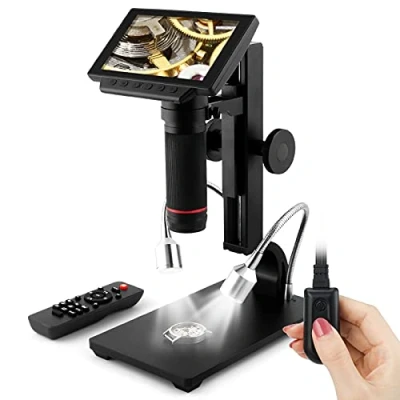 Abbildung von Andonstar ADSM302 Digitales HDMI Mikroskop für Leiterplatten Reparatur, 5 Zoll (12,7 cm) Bildschirm, 1080P, als Löthilfe