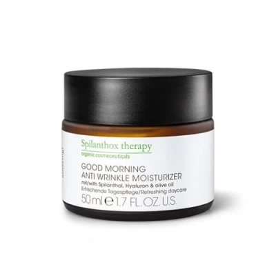 Abbildung von Spilanthox therapy Good Morning Anti Wrinkle Moisturizer Gesichtscreme zur Mimikglättung Ideal als Make up Unterlage Spilanthol &amp; Hyaluronsäure Aging vegane Naturkosmetik 50ml