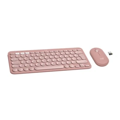 Abbildung von Logitech Pebble 2 Combo US QWERTY Layout, Rosa