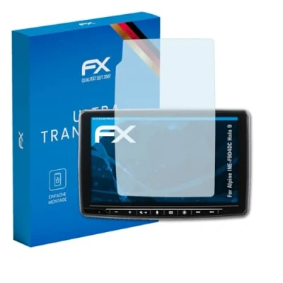 Abbildung von atFoliX Schutzfolie kompatibel mit Alpine INE F904DC Halo 9 Folie, ultraklare FX Displayschutzfolie (3X)