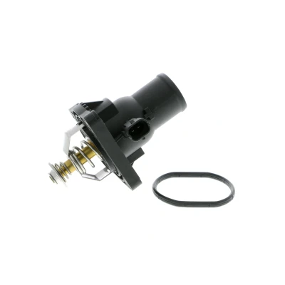Abbildung von VEMO V40 99 1100 Kühlwasserthermostat 105 Original Qualität mit Dichtung Sensor Kunststoffgehäuse OPEL: Astra J Schrägheck