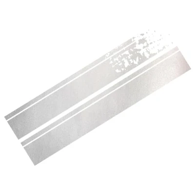 Abbildung von Foliatec 33953 Car Design Stripes 22 x 150 cm, 2 Stück, Silber Chrom Matt