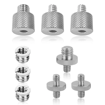 Abbildung von Stativ Adapter, 3/8 auf 1/4 Zoll Kamera Gewindeadapter Stativschraube Schraube Adapter für Mikrofonstativ Lampenstative