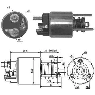 Abbildung von HOFFER 7452523 Sensor, Abgastemperatur mit Kabel FORD: MONDEO 4 Turnier, S Max Mk1,