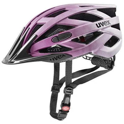 Abbildung von uvex i vo cc Leichter Allround Helm für Damen und Herren individuelle Größenanpassung erweiterbar mit LED Licht Berry matt 56 60 cm