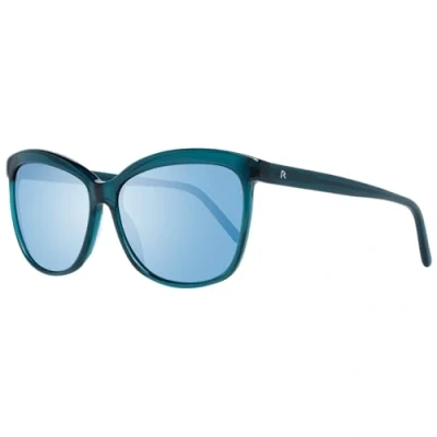 Abbildung von Rodenstock Damen Katzenaugen Sonnenbrille R3271 D 59 Grün 100% UVA &amp; UVB Protection Vollrand Klassisch
