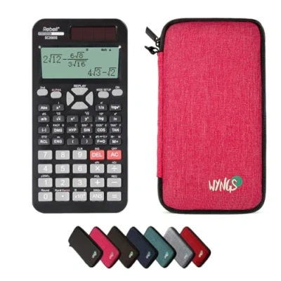 Abbildung von CALCUSO Sparpaket Pink mit Taschenrechner Rebell SC2060S