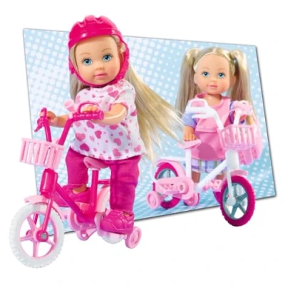 Abbildung von Simba Evi Love My First Bike Rosa Puppe