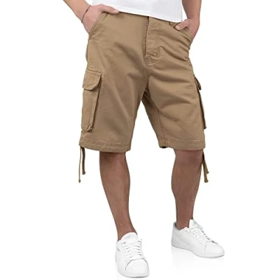 Abbildung von Surplus Raw Vintage Shorts Herren Cargo, Beige, XXL