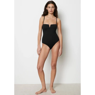 Abbildung von Marc O&#039;Polo Essentials Badeanzug, Damen, Größe: XL, Black