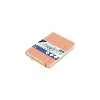 Abbildung von Kangaro Art Skizzenbuch A6 Altrosa PU Hardcover 80 Blatt 140 Gramm cremefarbenes Papier, Rosa