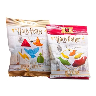 Abbildung von Jelly Belly Harry Potter 2er Set: 1x Slugs 56g + Magical Sweets 59g