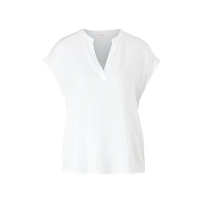 Abbildung von s.Oliver Bluse, Damen, Größe: Medium, Weiß