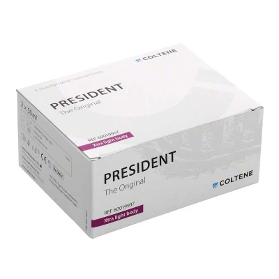 Abbildung von PRESIDENT The Original Xtra light body Kartuschen 2 x 50ml à 50ml, 12 Universal Mixing Tips