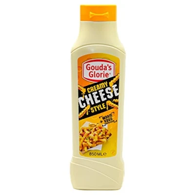 Abbildung von Gouda’s Glorie Creamy Cheese Style Käsesauce 2x 850ml vegane Käsesoße für Nachos Burger Enchiladas Tacos Burritos cremig zartschmelzend warm und kalt genießbar