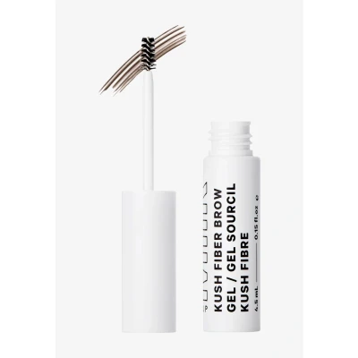Abbildung von Milch Makeup KUSH Fiber Brauengel, Niederländisch (Mittel bis Dunkelbraun) Verdickendes Brauengel Weicher, flexibler Halt Vegan, tierversuchsfrei