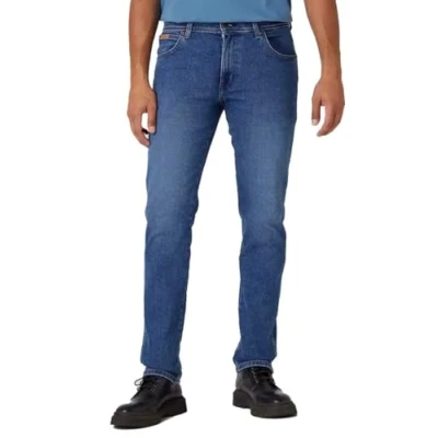 Abbildung von Wrangler Herren Texas Slim Pants, Blue (Game On E), 38W / 32L