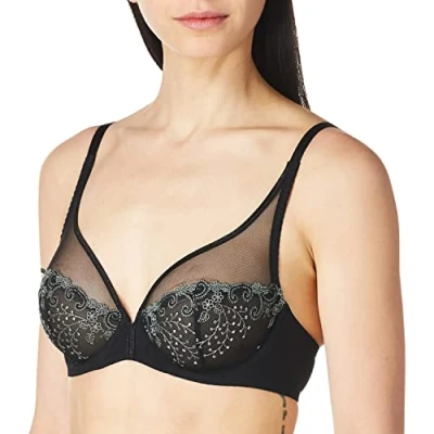 Abbildung von Simone Pérèle MIT Tiefem DEKOLLETÉ Triangel BH, Damen, Größe: 85C, Moonlight
