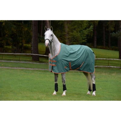 Abbildung von Weatherbeeta Winterdecke Comfitec Tyro Standard Neck Lite Plus Green/Burnt Orange/White 135/185