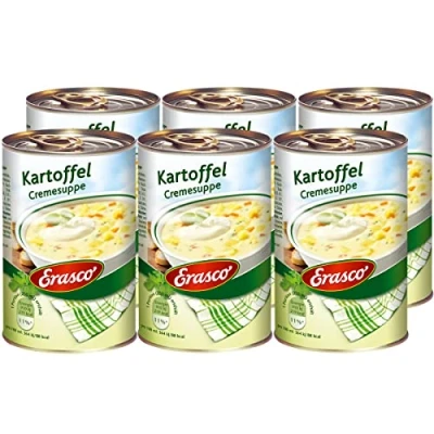 Abbildung von Erasco Kartoffel Cremesuppe mit Rauchspeck fein cremig 390ml 6er Pack