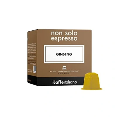 Abbildung von Il Caffè Italiano Kaffeekapseln Kompatibel Nespresso Ginseng 80 Stk Nespresso, Einem Unterschiedlichen und Anregenden Geschmack kompatible Frhome