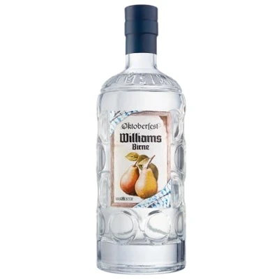 Abbildung von KRUGMEISTER WILLIAMS Birne 41% VOL. Schnaps Spirituose mit angenehmer Süße und fruchtigem Geschmack nach Birnenbrand Masskrugflasche 500ml