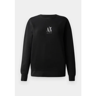 Abbildung von Armani Exchange Sweatshirt, Damen, Größe: Large, Black
