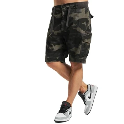 Abbildung von Brandit Packham Vintage Shorts, Herren, Größe: 52x38, Darkcamo