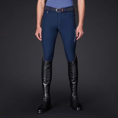 Abbildung von Mountain Horse Reithose Robin Knee Grip Herren Navy 48