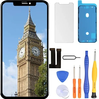 Abbildung von LL TRADER Display für iPhone 11 LCD 6.1&quot; Bildschirm Ersatz FHD Touchscreen 3D Touch Digitizer Rahmen Montage und Reparaturkits (Modelle A2111, A2223, A2221)