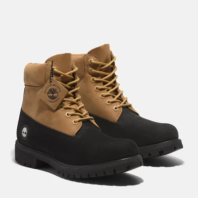 Abbildung von Timberland Premium 6 INCH Snowboot/Winterstiefel, Herren, Größe: 40, Black/wheat Schuhe