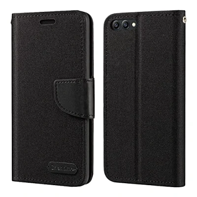 Abbildung von Huawei Honor View 10 Hülle, Oxford Leder Wallet Case mit Soft TPU Back Cover Magnet Flip für V10
