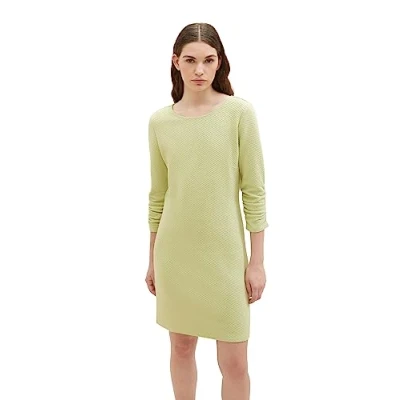 Abbildung von TOM Tailor Denim WITH Sleeve Detail Freizeitkleid, Damen, Größe: XL, Dusty pear green