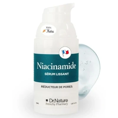 Abbildung von 10% Niacinamid + 1% Zink Niacinamide Serum gegen Hautunreinheiten Strafft erweiterte Poren im Gesicht und reguliert die Talgproduktion Fettige, Misch empfindliche Haut Pore Minimizer