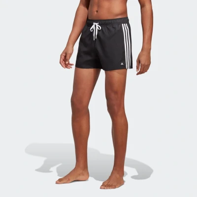 Abbildung von adidas Sportswear 3STRIPES CLX Badeshorts, Herren, Größe: 4XL, Black white