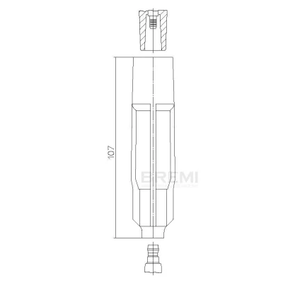 Abbildung von BREMI 13343/2 Stecker, Zündkerze Anschlussausführung SAE, wasserdicht 2000 MERCEDES BENZ: E Klasse Limousine, C Coupe