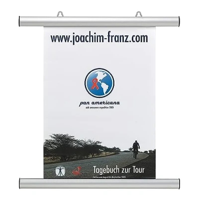 Abbildung von FRANKEN Klemmschiene, Posterschiene, Aluminium, 705 mm lang, BS1004