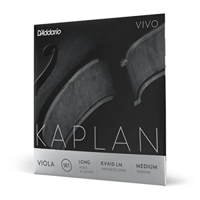 Abbildung von D&#039;Addario Kaplan Vivo Viola Saiten Vollständiger Satz KV410 LM Violasaiten Lange Skala, Mittlere Spannung